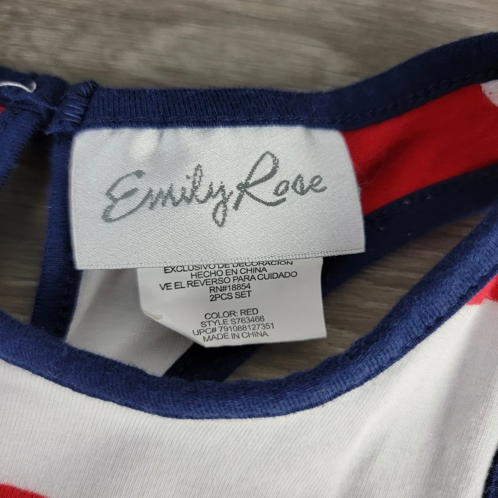 2T 2-piece Patriotic Dress and Pants Set